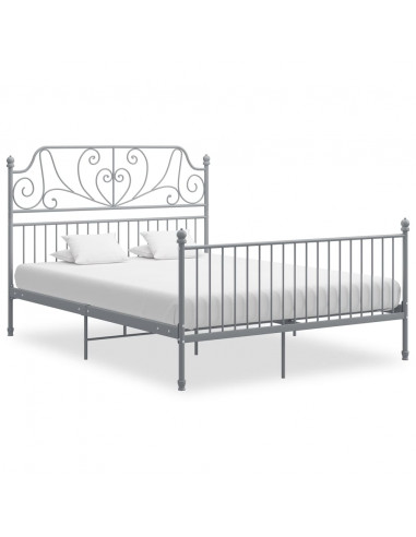 Giroletto Grigio in Metallo 160x200 cm