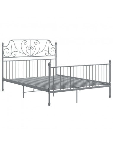 Giroletto Grigio in Metallo 160x200 cm