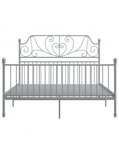 Giroletto Grigio in Metallo 160x200 cm