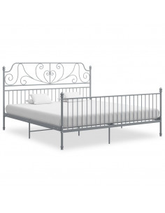 Giroletto Grigio in Metallo 180x200 cm 2