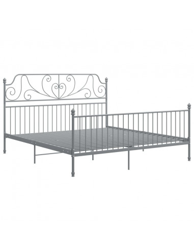 Giroletto Grigio in Metallo 180x200 cm