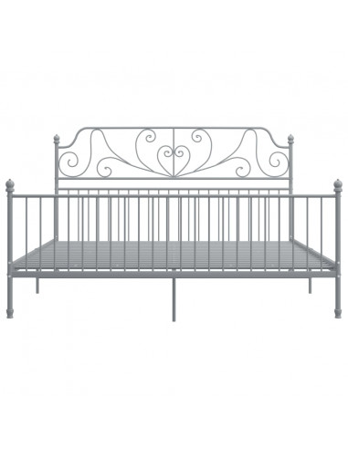 Giroletto Grigio in Metallo 180x200 cm