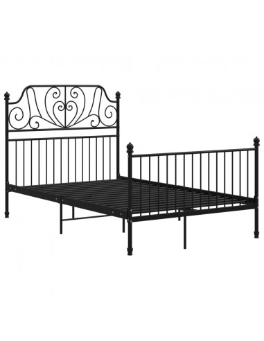 Giroletto Nero in Metallo 120x200 cm