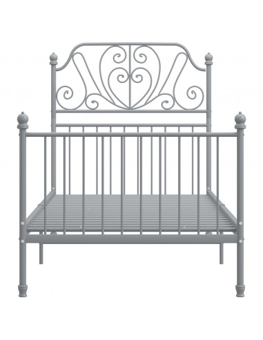 Giroletto Grigio in Metallo 90x200 cm