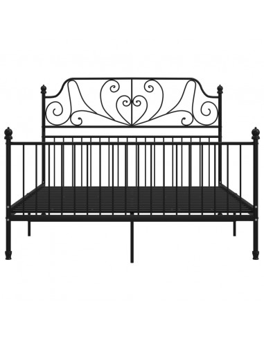 Giroletto Nero in Metallo 140x200 cm