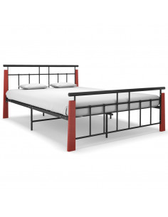 Giroletto in Metallo e Legno Massello di Rovere 140x200 cm 2