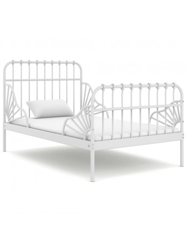 Giroletto Estendibile Bianco in Metallo 80x130/200 cm