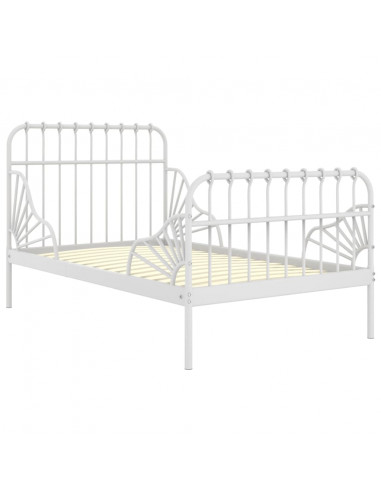 Giroletto Estendibile Bianco in Metallo 80x130/200 cm