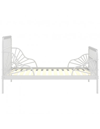 Giroletto Estendibile Bianco in Metallo 80x130/200 cm