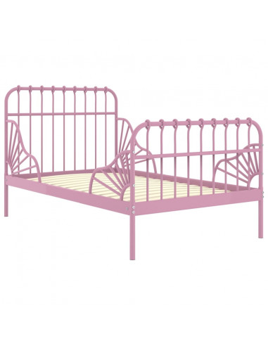 Giroletto Estendibile Rosa in Metallo 80x130/200 cm