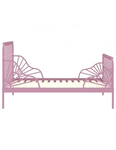 Giroletto Estendibile Rosa in Metallo 80x130/200 cm