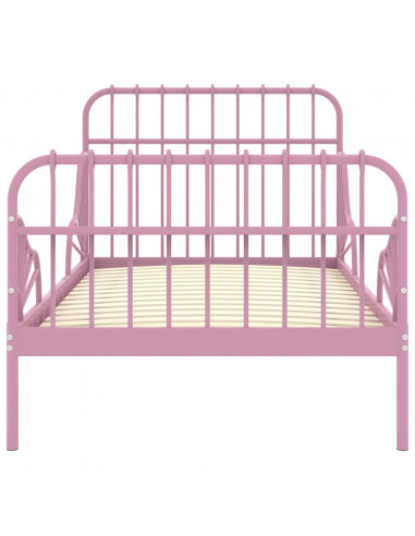 Giroletto Estendibile Rosa in Metallo 80x130/200 cm