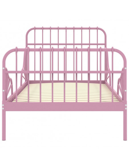 Giroletto Estendibile Rosa in Metallo 80x130/200 cm