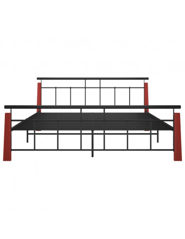 Giroletto in Metallo e Legno Massello di Rovere 180x200 cm