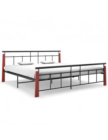 Giroletto in Metallo e Legno Massello di Rovere 200x200 cm