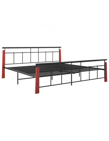 Giroletto in Metallo e Legno Massello di Rovere 200x200 cm