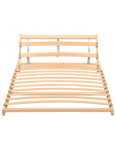 Rete a Doghe con 13 Doghe Testata Regolabile 80x200 cm