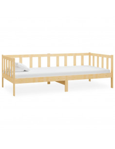 Dormeuse in Legno Massello di Pino 90x200 cm 2