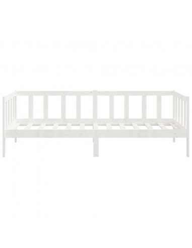 Dormeuse Bianca in Legno Massello di Pino 90x200 cm