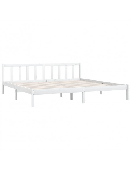 Giroletto Bianco in Legno Massello 180x200 cm Super King