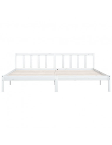 Giroletto Bianco in Legno Massello 180x200 cm Super King