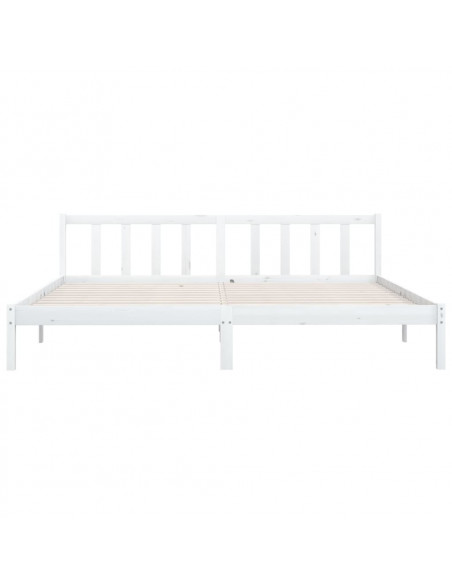 Giroletto Bianco in Legno Massello 180x200 cm Super King
