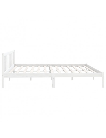 Giroletto Bianco in Legno Massello 180x200 cm Super King