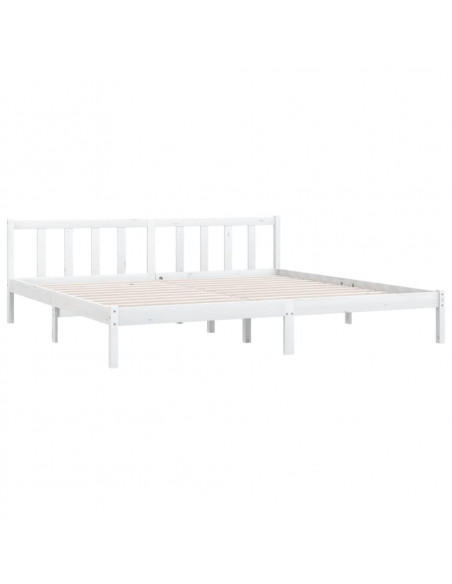 Giroletto Bianco in Legno Massello di Pino 200x200 cm