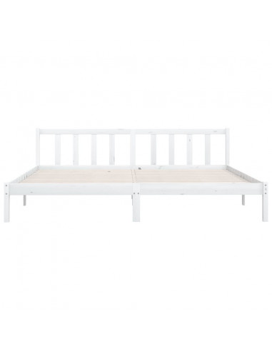 Giroletto Bianco in Legno Massello di Pino 200x200 cm