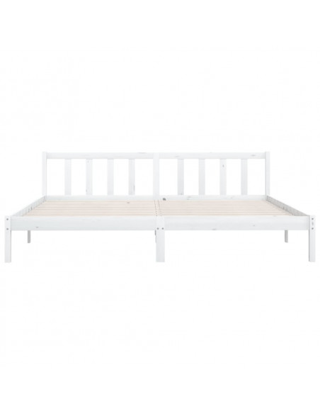 Giroletto Bianco in Legno Massello di Pino 200x200 cm