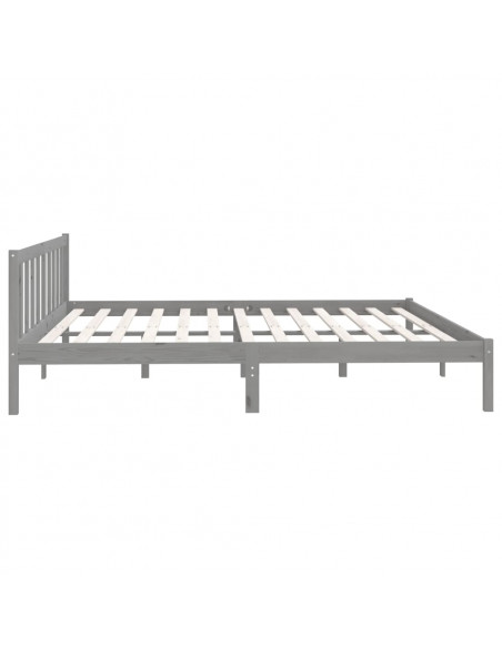 Giroletto Grigio in Legno Massello di Pino 200x200 cm