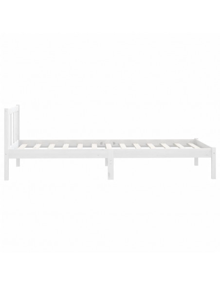 Giroletto Bianco in Legno Massello di Pino 90x200 cm