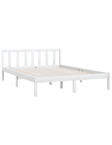 Giroletto Bianco in Legno Massello di Pino 140x190 cm