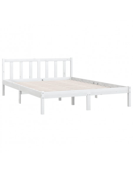 Giroletto Bianco in Legno Massello di Pino 140x190 cm
