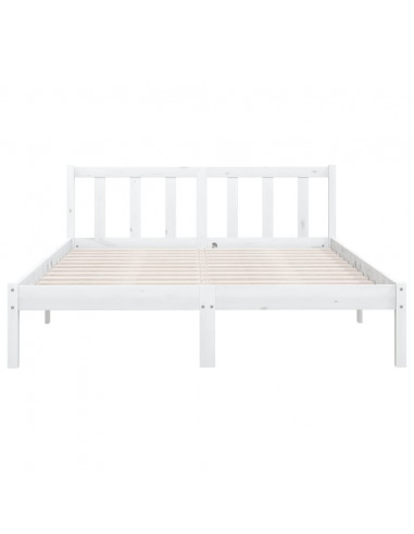 Giroletto Bianco in Legno Massello di Pino 140x190 cm