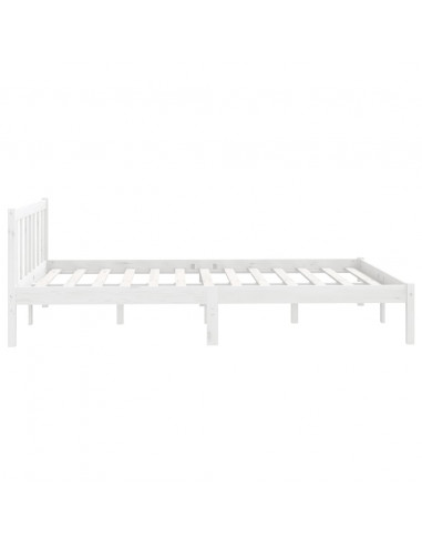 Giroletto Bianco in Legno Massello di Pino 140x200 cm