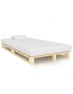 Giroletto in Pallet di Legno Massello di Pino 120x200 cm 2