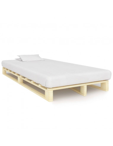 Giroletto in Pallet di Legno Massello di Pino 120x200 cm