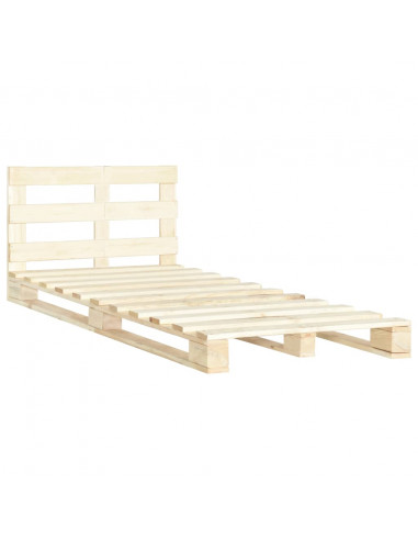 Giroletto in Pallet di Legno Massello di Pino 120x200 cm