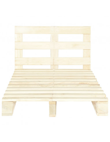 Giroletto in Pallet di Legno Massello di Pino 120x200 cm