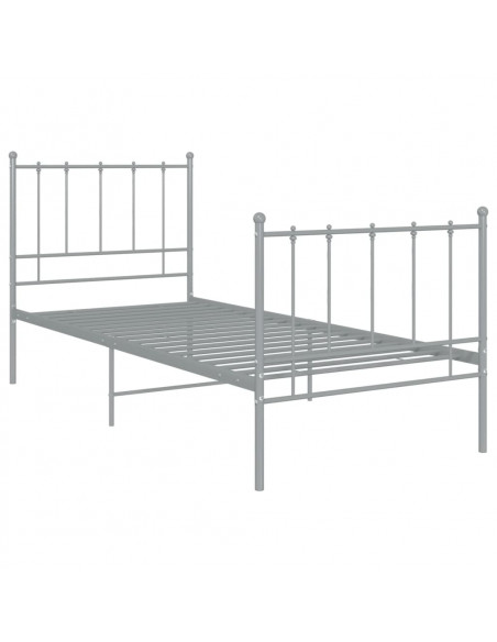 Giroletto Grigio in Metallo 100x200 cm