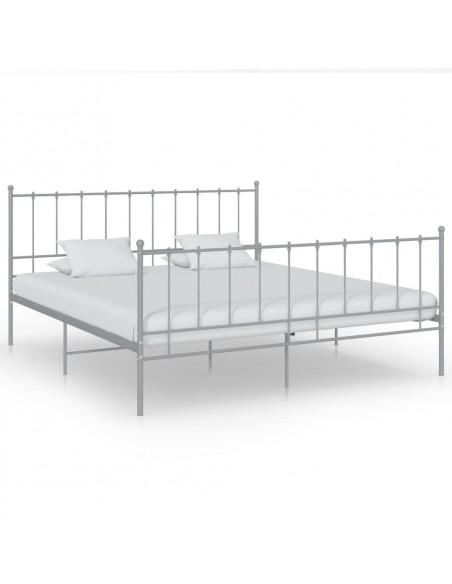 Giroletto Grigio in Metallo 180x200 cm