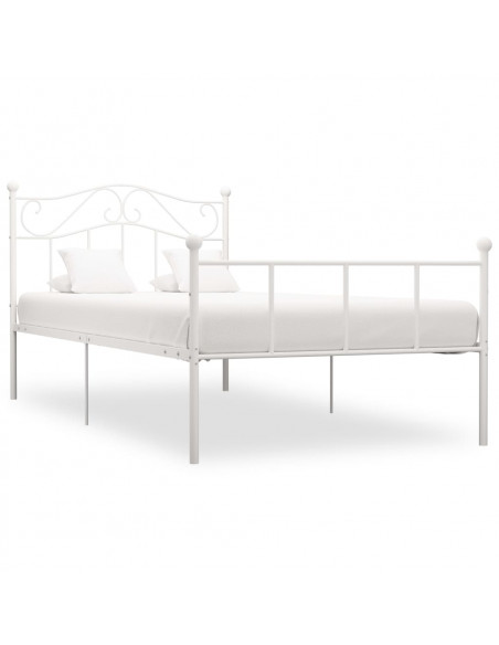 Giroletto Bianco in Metallo 90x200 cm