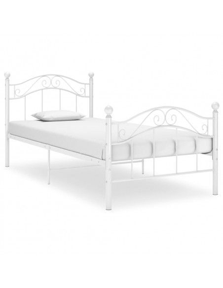 Giroletto Bianco in Metallo 90x200 cm