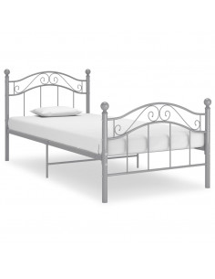 Giroletto Grigio in Metallo 90x200 cm 2