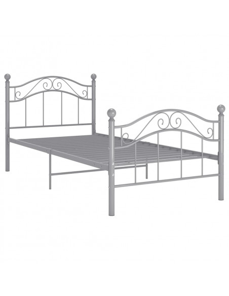 Giroletto Grigio in Metallo 90x200 cm