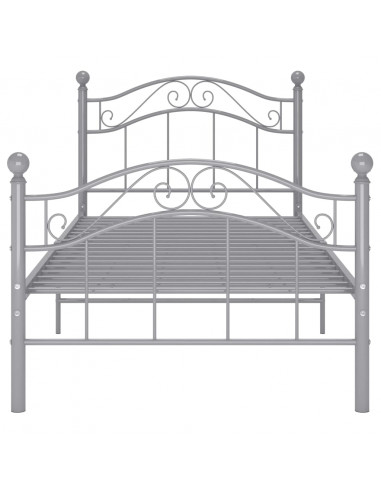 Giroletto Grigio in Metallo 90x200 cm