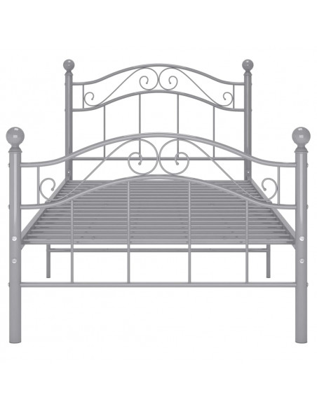 Giroletto Grigio in Metallo 90x200 cm