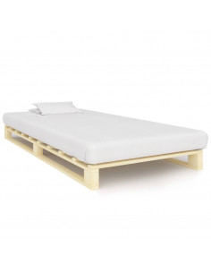 Giroletto in Pallet di Legno Massello di Pino 100x200 cm 2