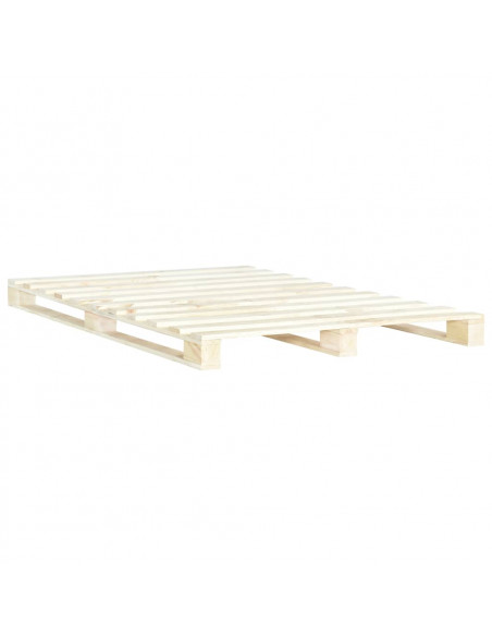 Giroletto in Pallet di Legno Massello di Pino 140x200 cm